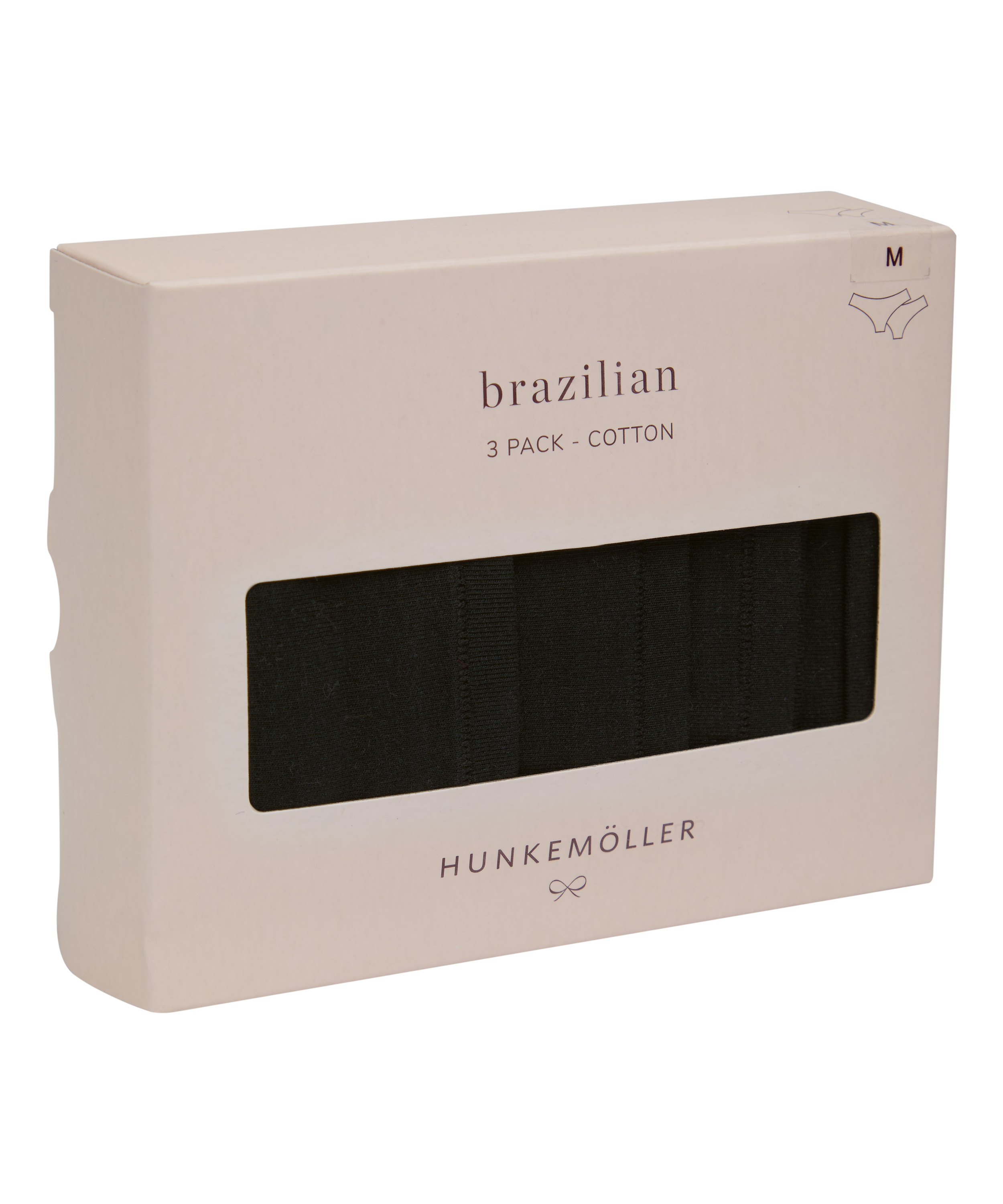 Multipack Cotton Short, Black, main