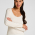 Top Jersey Lace, White
