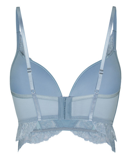 Push-Up Longline Bra Rosie, Blue