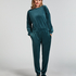 Velours Jogging Pants, Green