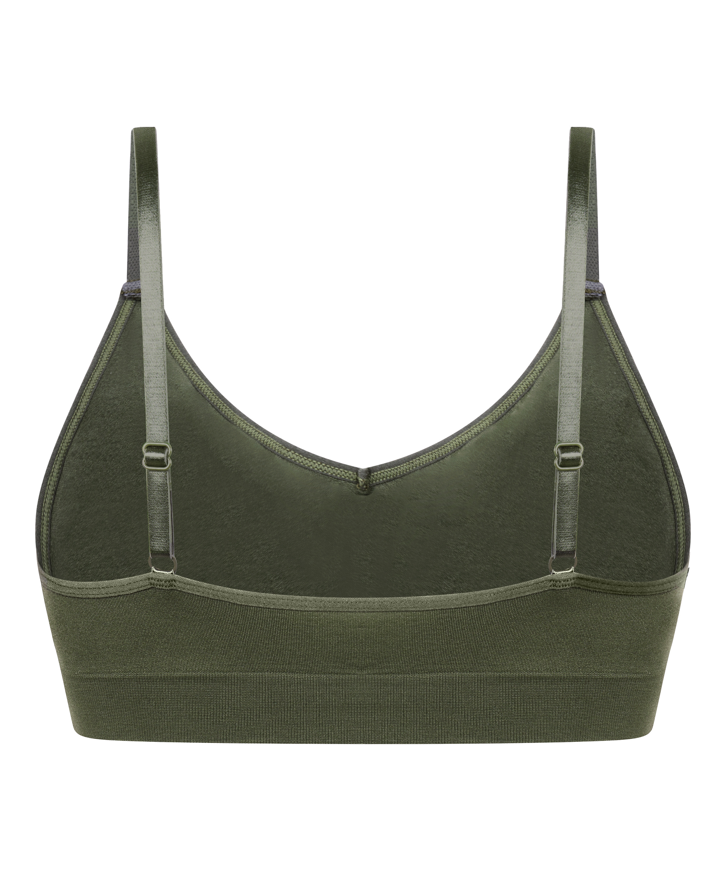Dide Triangle Bralette, Green, main