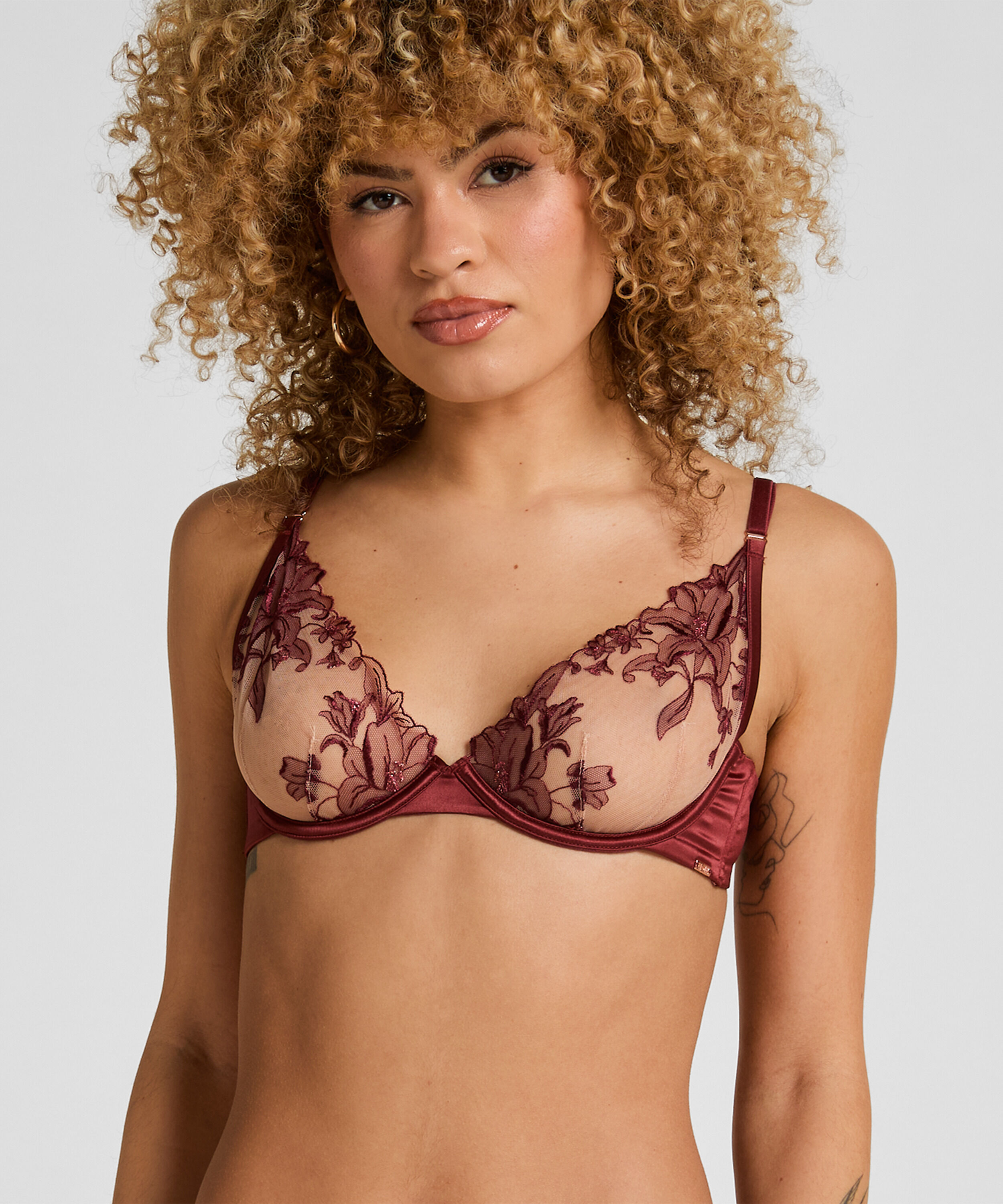 Anouk Non-Padded Underwired Bra, Red