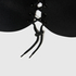 Adhesive Push-Up Bra, Black
