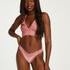 Cotton extra low thong, Pink