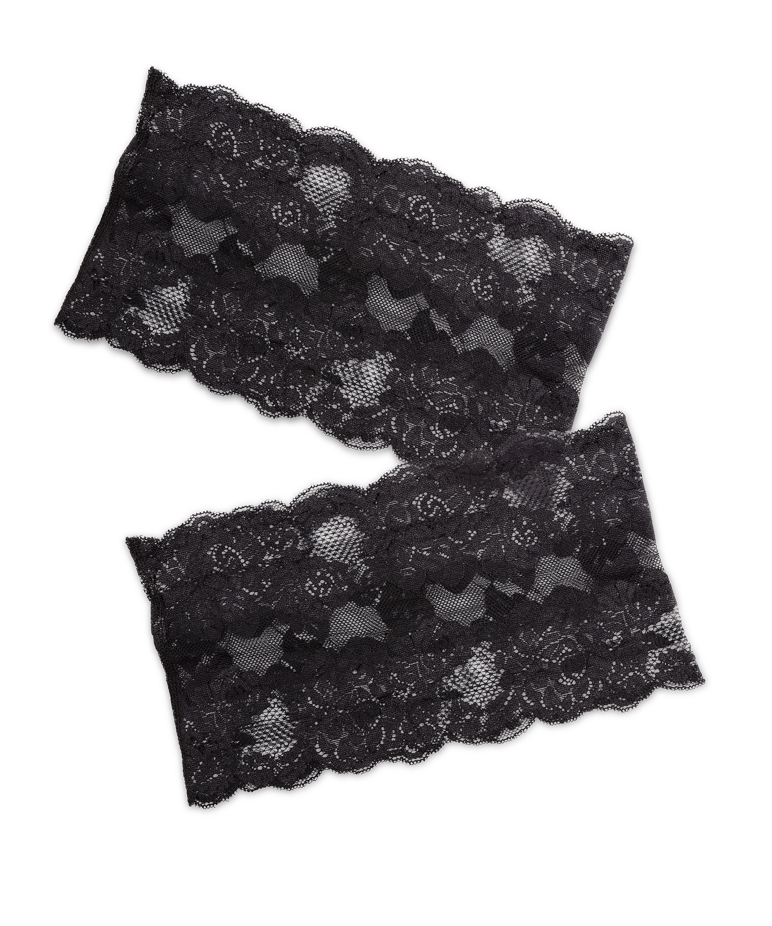 Lace Thigh Bands, Black, main