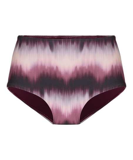 High-Waisted Bikini Bottom Mauritius, Purple