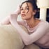 super soft Boatneck shirt with Cashmere, Pink