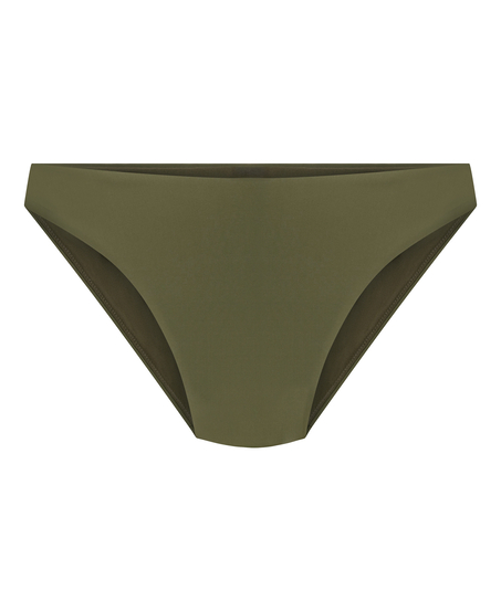 Luna High-Leg Bikini Bottoms, Green