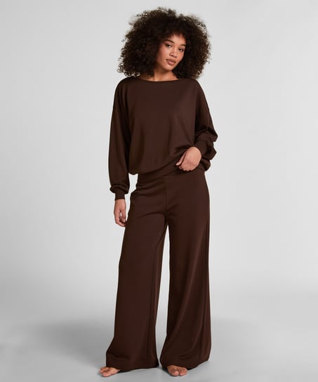 Boatneck Sweater Audrey, Brown