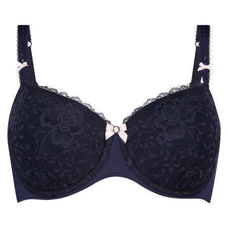 Maya Padded Underwired Bra, Blue