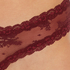 V-shaped Brazilian knickers mesh, Red