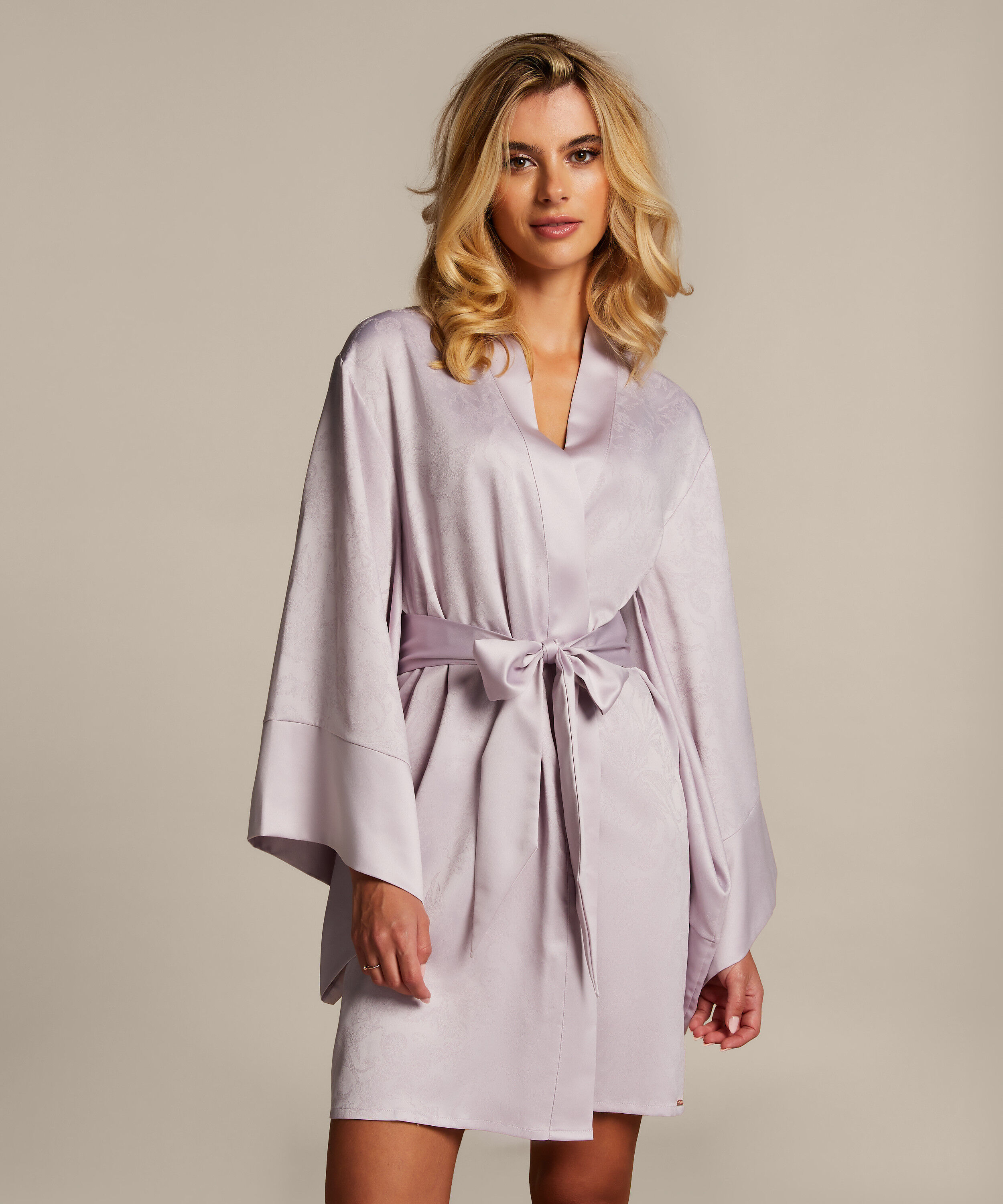 Sea Treasures Kimono, Purple