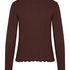 Top Pointelle, Brown