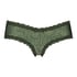 V-shaped Brazilian knickers mesh, Green