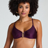 Costa Bikini Crop Top, Purple
