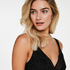Graphic Lace slipdress, Black