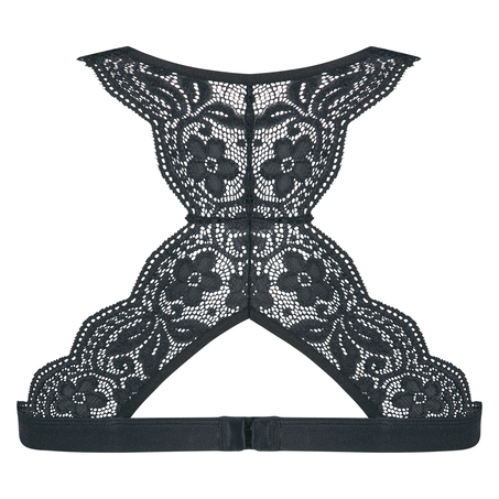 Halter racerback bralette, Black