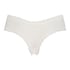V-shaped Brazilian knickers mesh, White