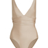 Luxe Shaping Swimsuit, Beige