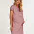 Short-Sleeved Maternity Nightshirt, Green