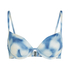Lagoa Non-Padded Underwired Bikini Top, Blue