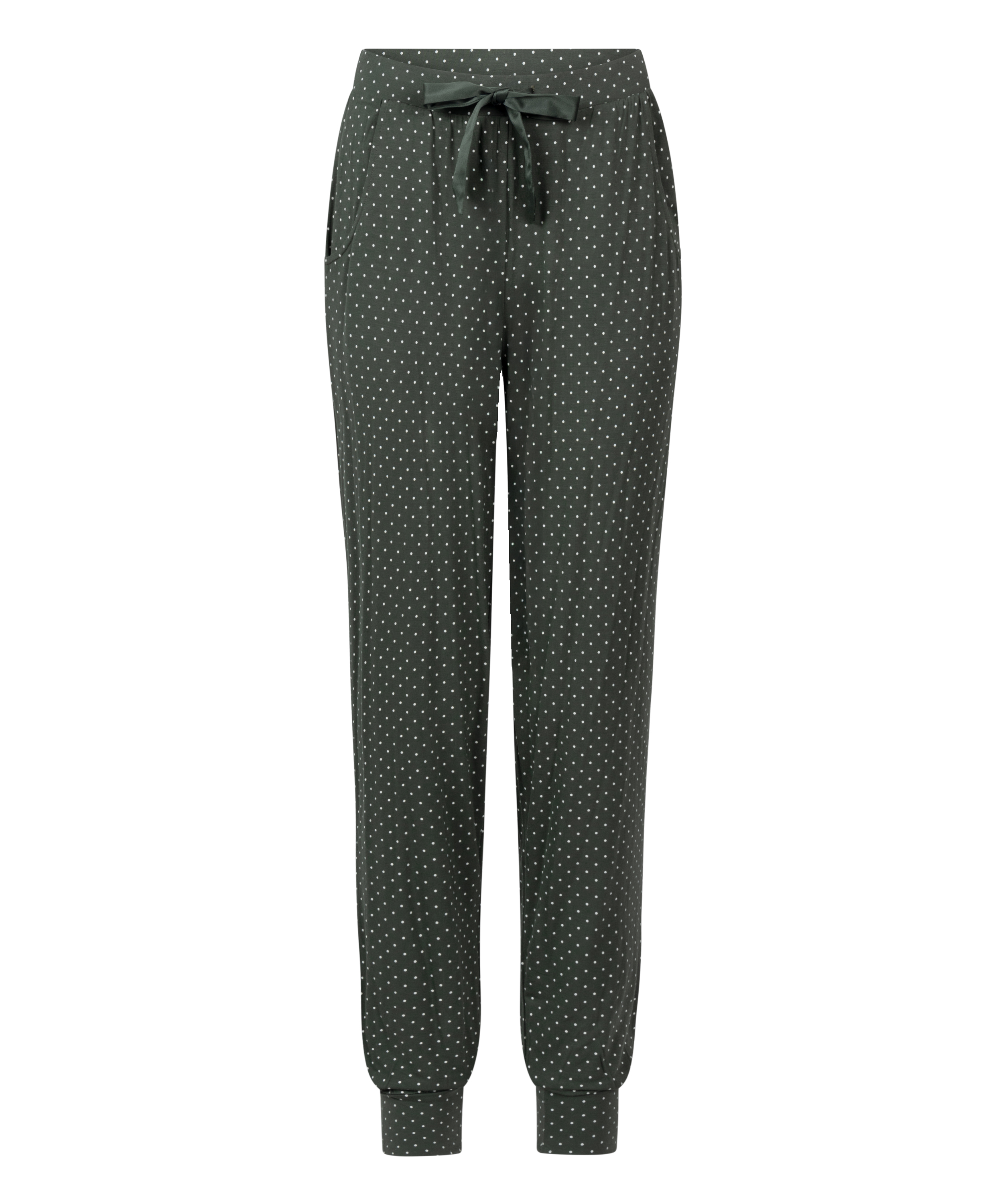 Jersey Pyjama Pants, Green, main