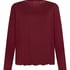 Pyjama Top Loose Pointelle, Red