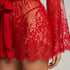 Isabelle Lace Kimono, Red