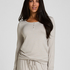 Pyjama Top Thin Stripe, Gray