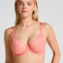 Daisy Non-Padded Underwired Bra, Pink