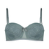 Sierra padded strapless underwired bra, Green