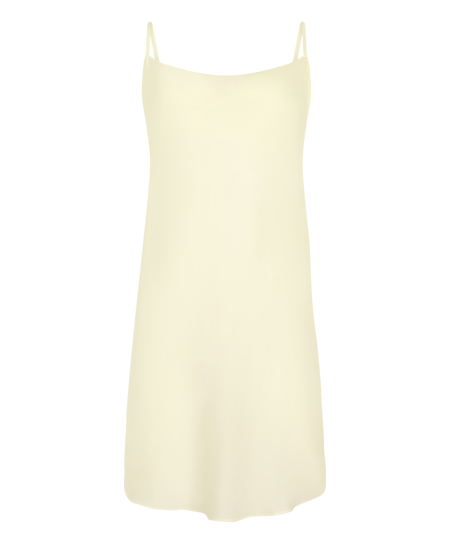 Slipdress Satin Minimal, Yellow