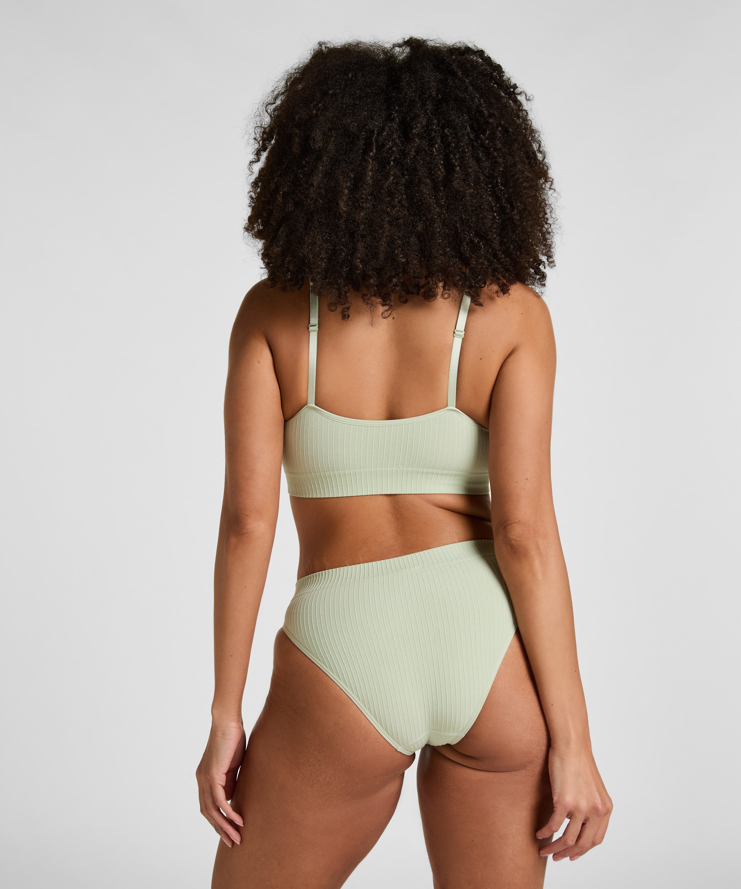 Dianne Scoop Bralette, Green, main