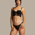 Jamie Padded Underwired Strapless Bra, Black