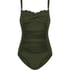 Scallop swimsuit, Green