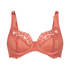 Daisy Non-Padded Underwired Bra, Orange
