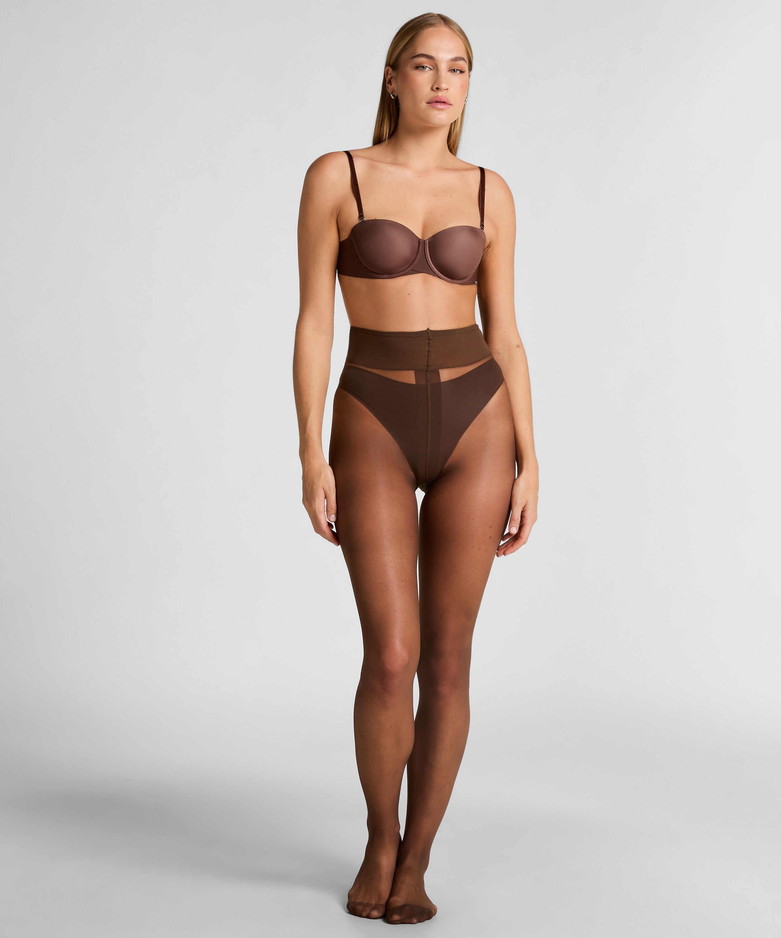 Tights 15 Denier Second Skin, Brown