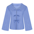 Striped Pyjama Jacket, Blue