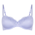 Lace & Shine Padded Underwired Bra, Purple