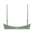 Scallop Padded Strapless Underwired Bikini Top Cup E +, Green