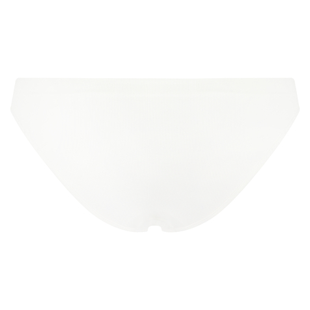 Seamless high leg brazilian, White
