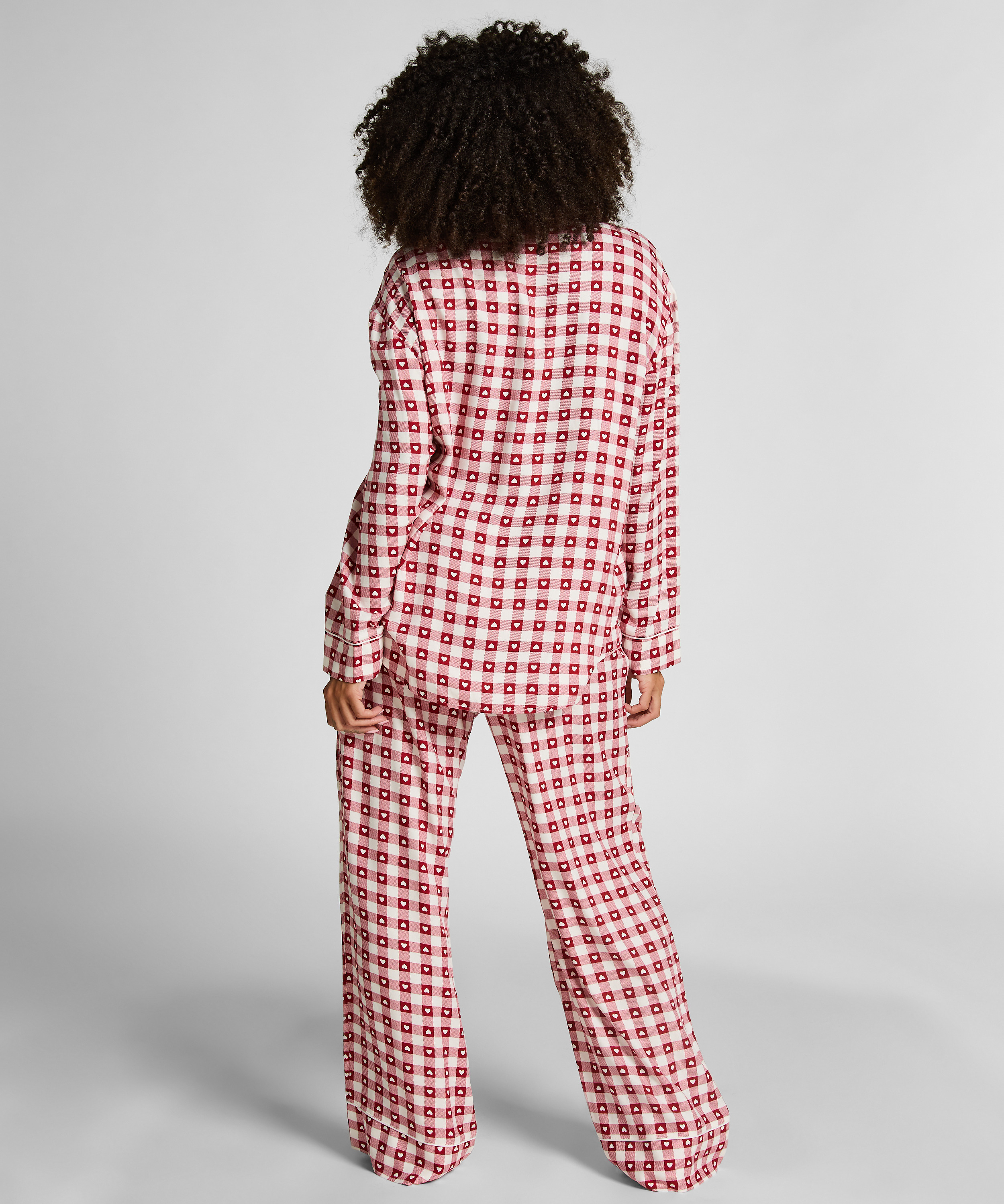 Pyjamaset Twill, Red, main