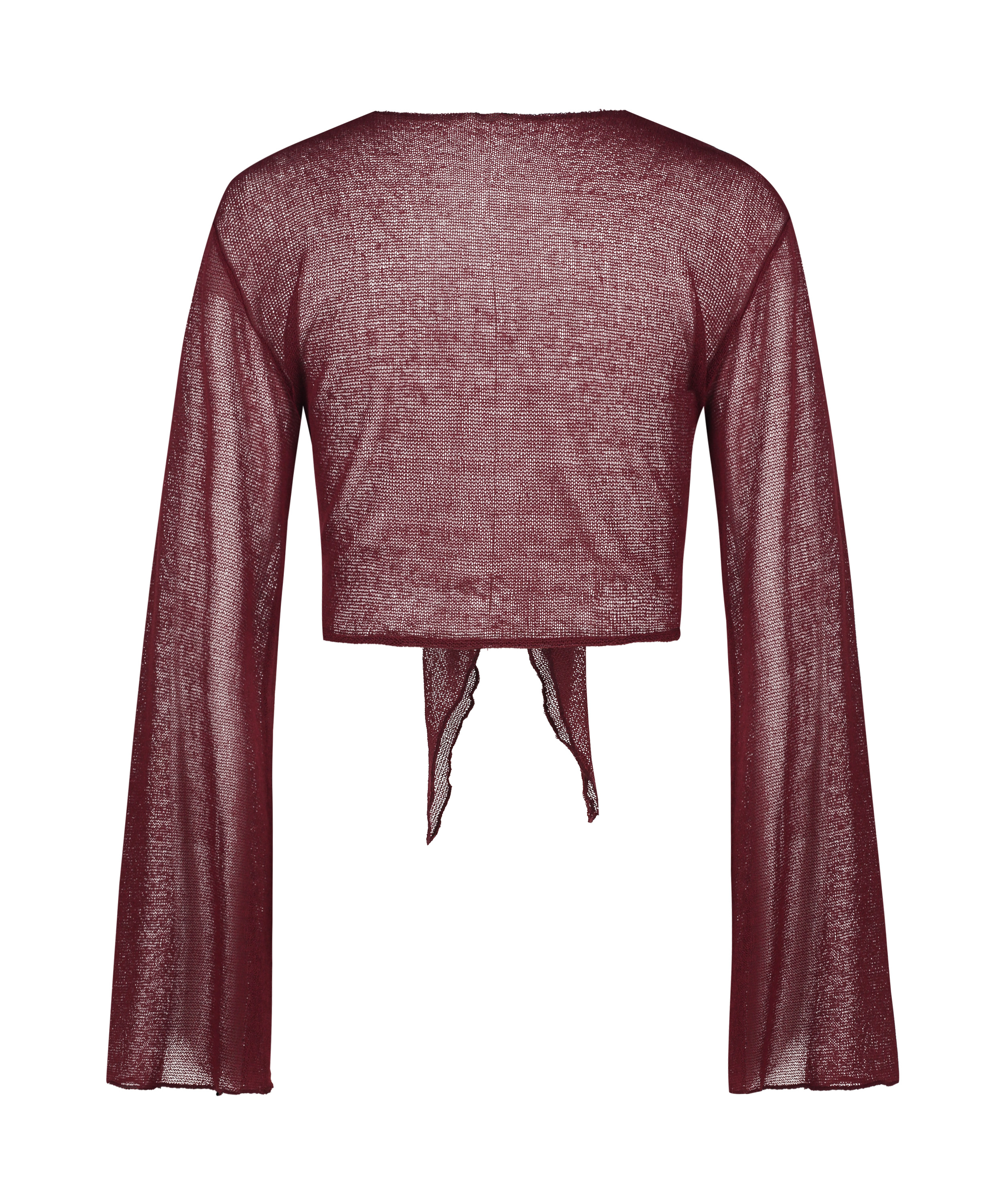 Open Knit Beach Top, Red, main
