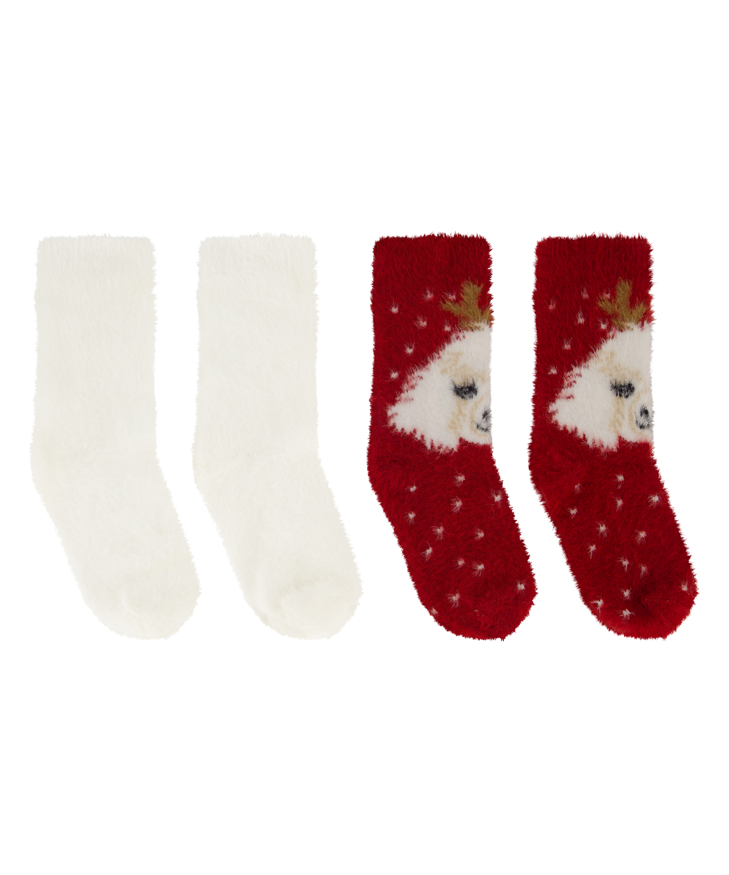 2 pairs of socks Cosy, Red, main