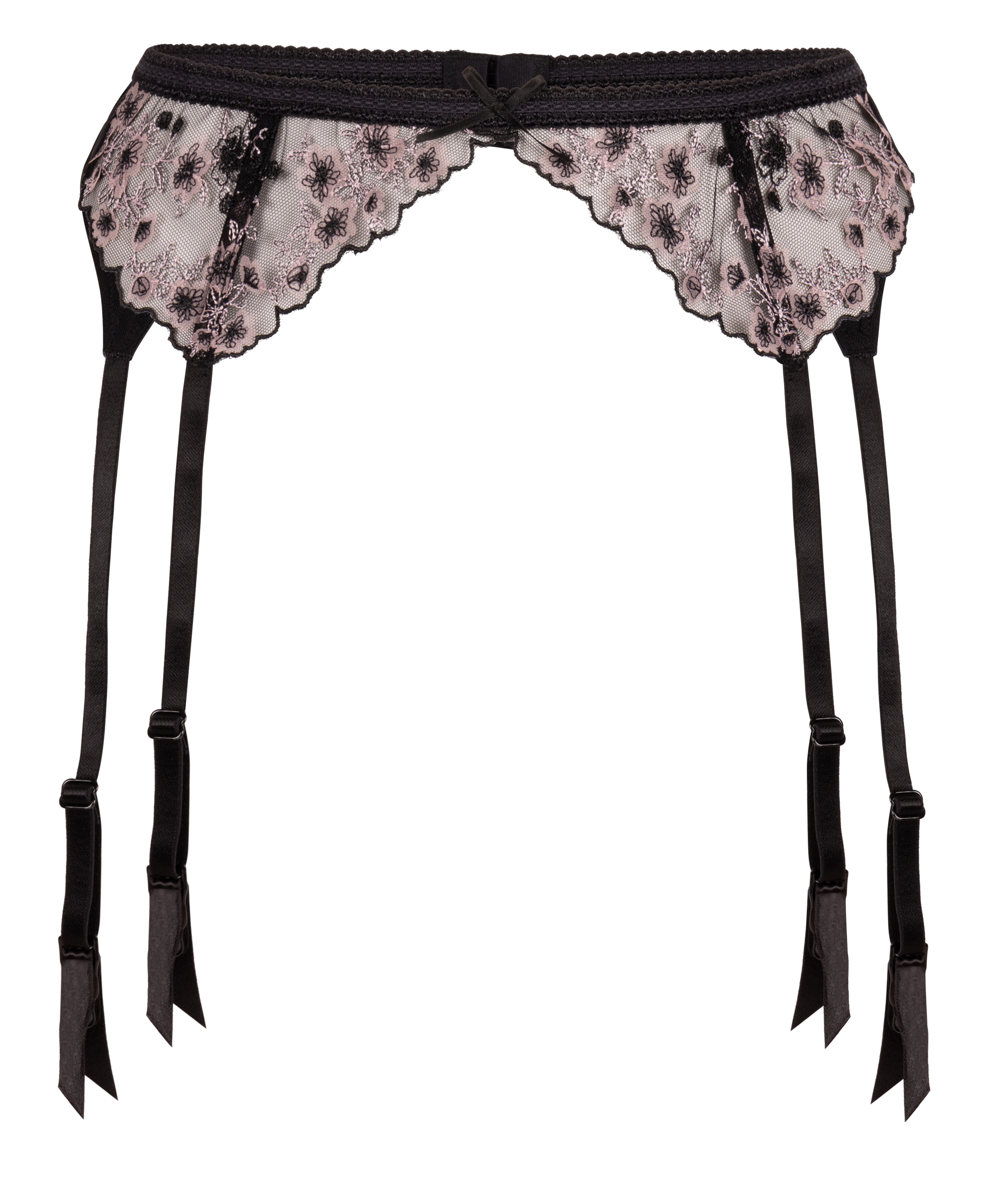Chloe Suspenderbelt, Black, main