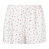 Ribbed Pyjama Shorts, White