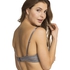 Padded non-wired bra Rebecca, Gray