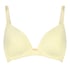 Pointelle Padded Underwired Bra, Yellow