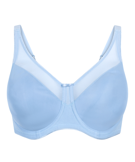Nina Non-Padded Underwired Minimizer Bra, Blue