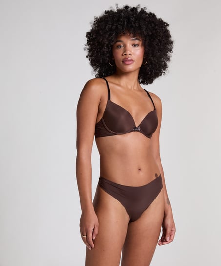 Invisible thong basic, Brown